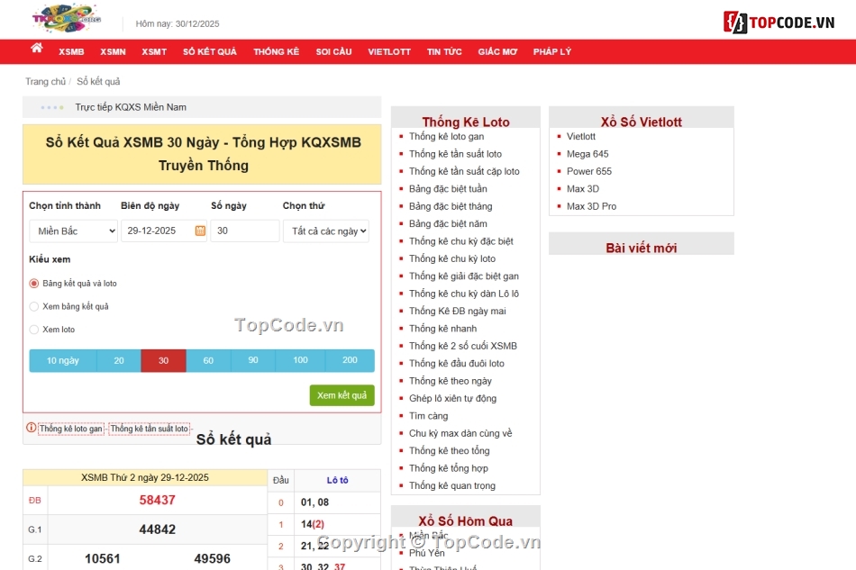 code xổ số,xổ số tự động,code wordpress,source code xổ số
