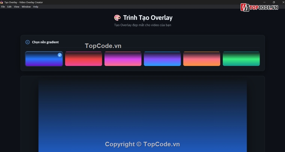 công cụ hỗ trợ video,công cụ tiktok,tạo overlay video