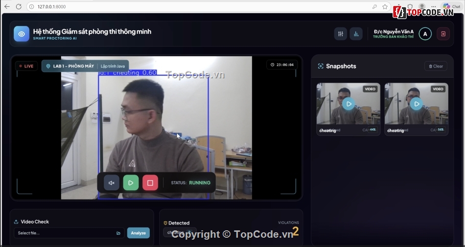 AI,Đồ án,Đồ án AI,hệ thống giám sát,đồ án web