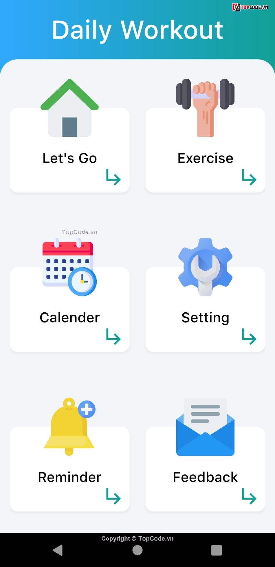 Fitness app Android,Đồ an lập trình ứng dụng Android,Các đề tài lập trình Android,Ứng dụng theo dõi tập THE dục,Code ứng dụng Android đơn giản,Đề tài đồ an Android