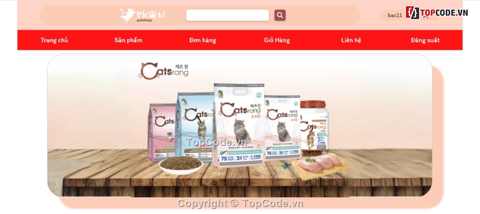 Đồ án web PHP,web bán sản phẩm,website bán hàng php,code web bán hàng,web bán đồ ăn thú cưng