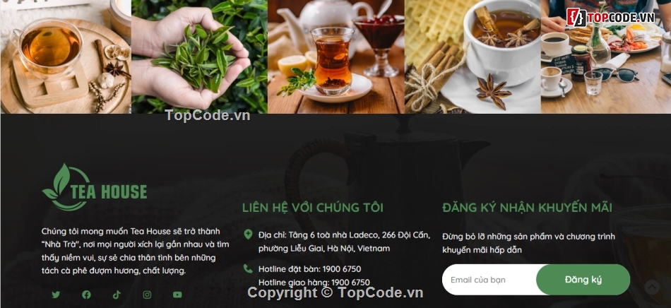 Đồ án web PHP,web cửa hàng bán nước trà,web bán nước trà,đồ án web bán nước trà