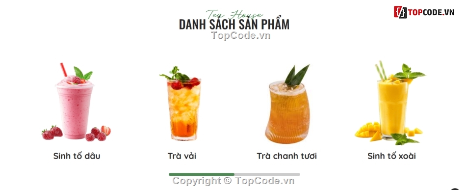 Đồ án web PHP,web cửa hàng bán nước trà,web bán nước trà,đồ án web bán nước trà