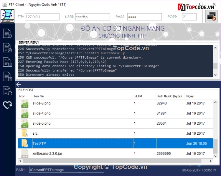 FTP,lập trình mạng,mạng,code lập trình mạng,môn lập trình mạng,chương trình FTP