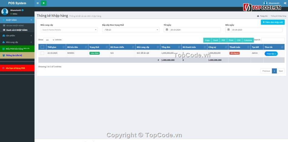 pos,quản lý kho,bán hàng,đồ án