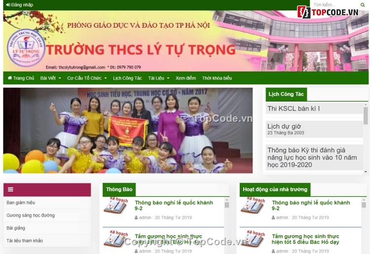 website trường học,web trường học,Website tin tức trường học,Website giới thiệu trường