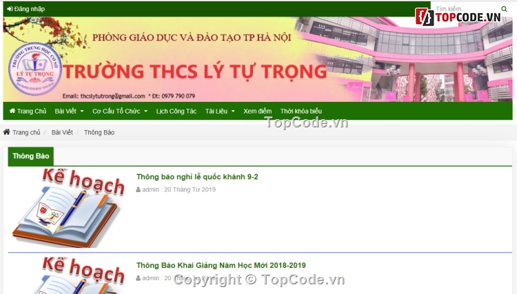 website trường học,web trường học,Website tin tức trường học,Website giới thiệu trường