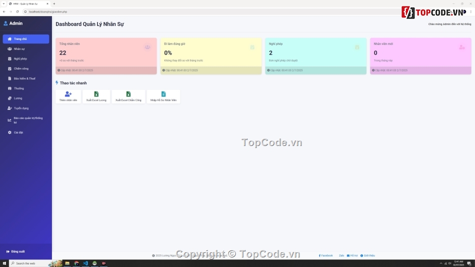 quản lý nhân sự,Đồ án quản lý nhân sự,Web quản lý nhân sự php mysql,đồ án quản lý nhân sự php mvc