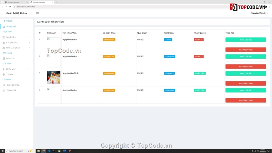website có word,web quản lý siêu thị,web tích hợp thanh toán VietQR