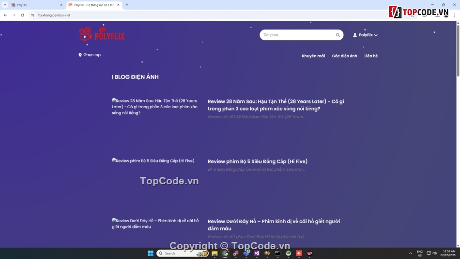 Đồ án bán vé xem phim,Đồ án web bán vé xem phim php,web bán vé xem phim php mysql,web php bán vé xem phim php