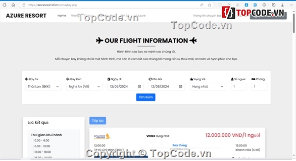 đặt phòng khách sạn,Đồ án,tốt nghiệp,vé máy bay