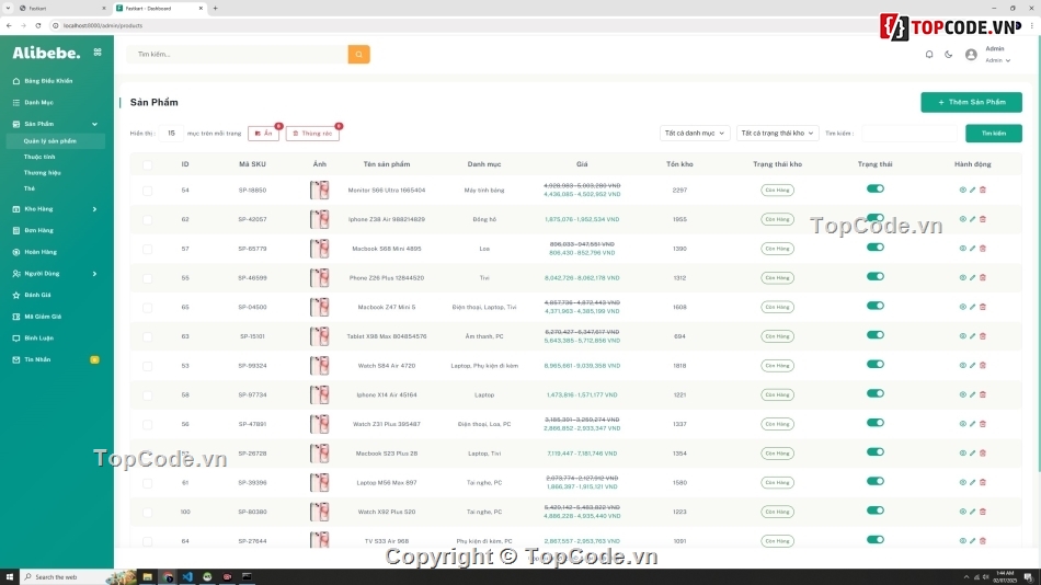 Đồ án tốt nghiệp bán hàng php mysql,đồ án tốt nghiệp php mvc,đồ án ecommerce bán hàng hay,đồ án bán hàng php laravel,e commerce,Đồ án