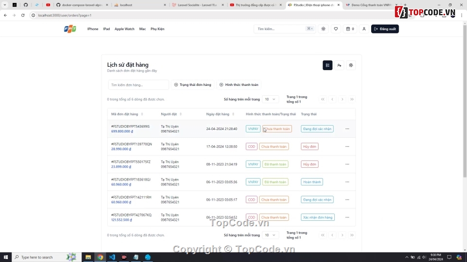 Đồ án bán điện thoại,full báo cáo,web bán điện thoại,đồ án bán điện thoại laptop php mysql full báo áo,đồ án bán điện thoại laptop php mysql react