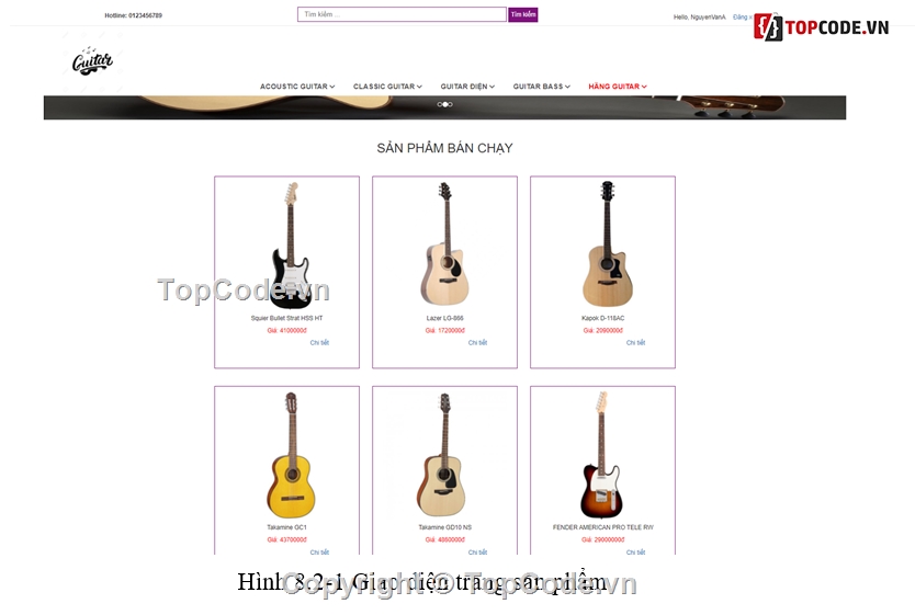 Website bán đàn Guitar,Website bán đàn PHP,Website bán đàn Guitar PHP,Code Website bán đàn Guitar PHP,Code Web bán đàn Guitar