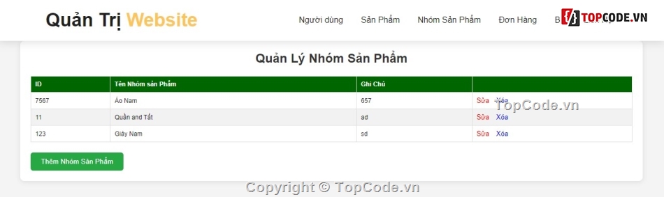 Đồ án,Đồ án web PHP,web bán sản phẩm,website bán sản phẩm,website thể thao,website bán hàng thể thao