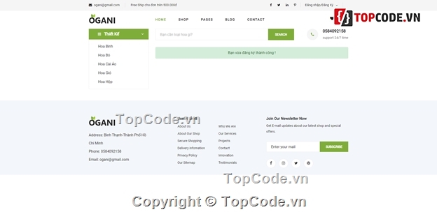 Đồ án web bán hoa,code website bán hàng,full code website bán hoa,website bán hàng ASP.NET MVC