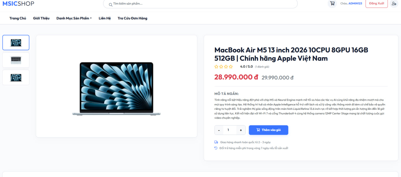 website bán quần áo,web bán điện thoại,java react