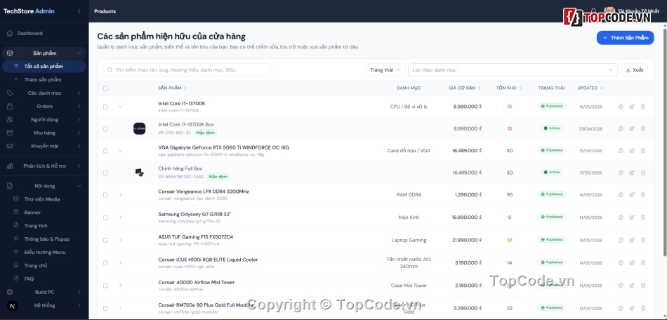 đồ án tốt nghiệp,đồ án web,đồ án bán hàng,source code bán máy tính,website bán laptop,đồ án CNTT