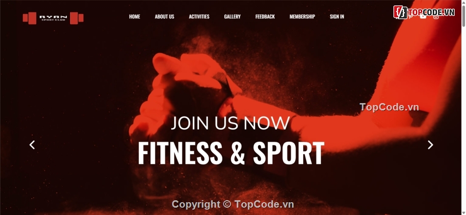 HTML CSS,template thể thao,đồ án template thể thao