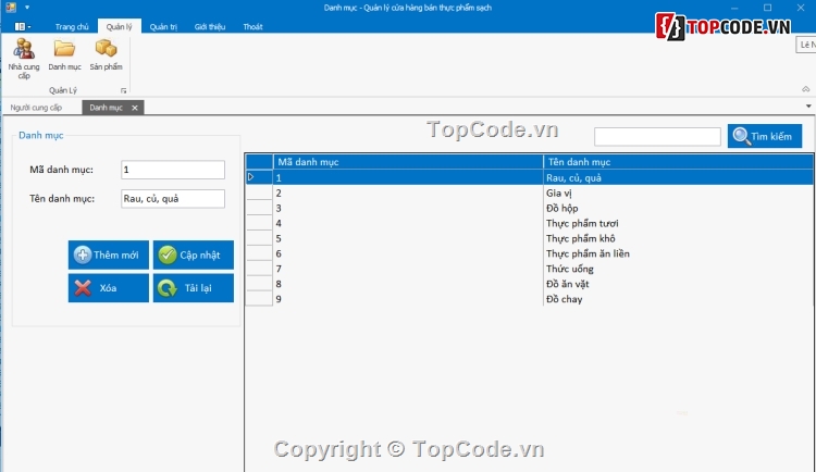 quản lý bán hàng thực phẩm,Code quản lý bán hàng,Code ứng dụng bán hàng thực phẩm,Code C# quản lý thực phẩm sạch