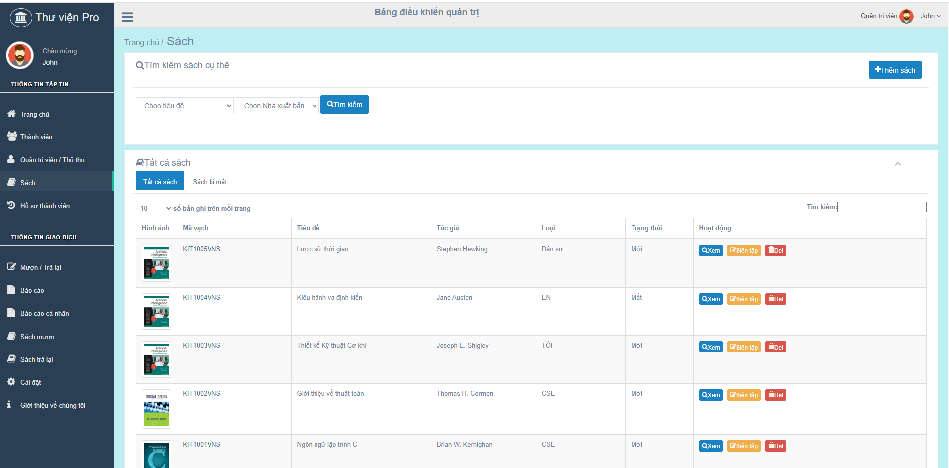 Hệ thống quản lý,PHP nâng cao,quản lý thư viện PHP