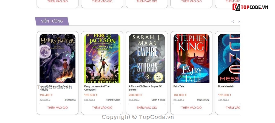 Dự án website,web bán sách,đồ án website bán sách,Code website bán  sách,sách