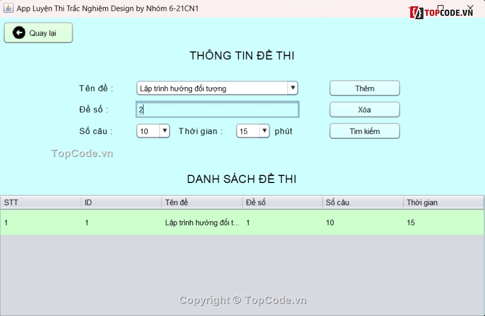 Code thi trắc nghiệm,Phần mềm trắc nghiệm,Phần mềm thi trắc nghiệm php,Code đồ án,Code phần mềm quản lý,Sharecode