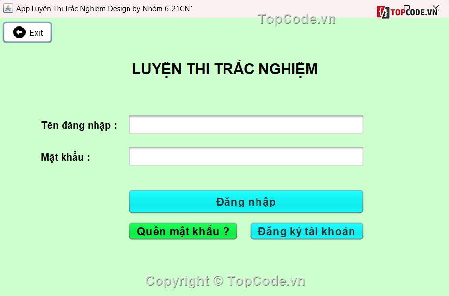 Code thi trắc nghiệm,Phần mềm trắc nghiệm,Phần mềm thi trắc nghiệm php,Code đồ án,Code phần mềm quản lý,Sharecode