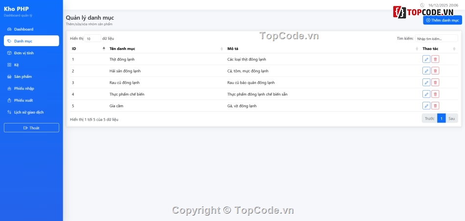 Quản Lý kho,Quản lý kho hàng,quản lý xuất nhập kho,Đồ án quản lý kho hàng,quản lý xuất nhập tồn kho,đồ án quản lý kho
