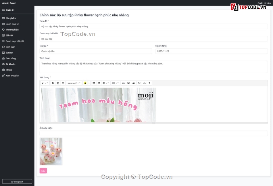 laravel,code website bán hàng,quản lý bán hàng