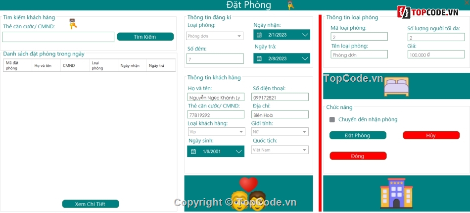 Hệ thống đặt phòng,Phần mềm quản lý khách sạn,quản lý khách san C#,Khách sạn,quản lý hotel,quản lý đặt phòng