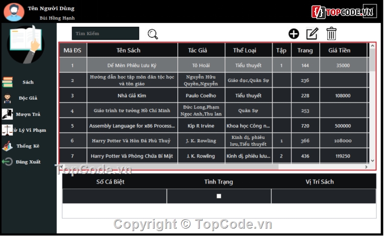 C# Quản lý thư viện,code quản lý thư viện C#,Full code Quản lý thư viện,C# quản lý thư viện,phần mềm thư viện C#,Code Quản lý thư viện C#