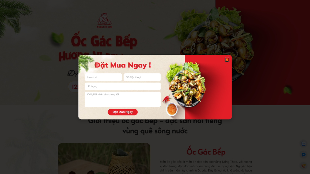 landing ẩm thực,code landing nhà hàng,nhà hàng ẩm thực,code nhà hàng ẩm thực