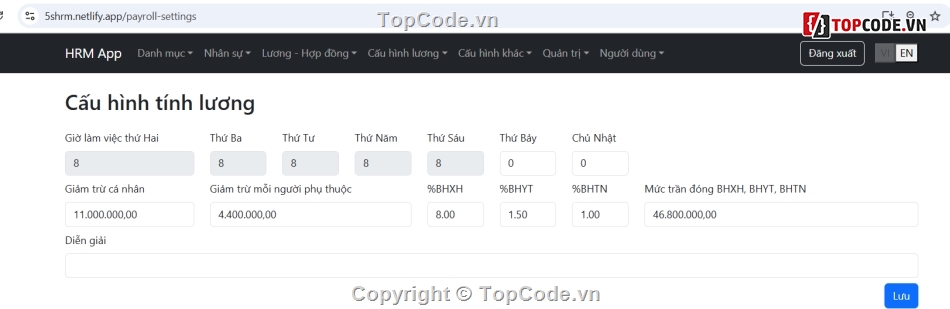 quản lý hợp đồng lao động,tính lương theo luật,hỗ trợ tất cả mẫu HĐLĐ