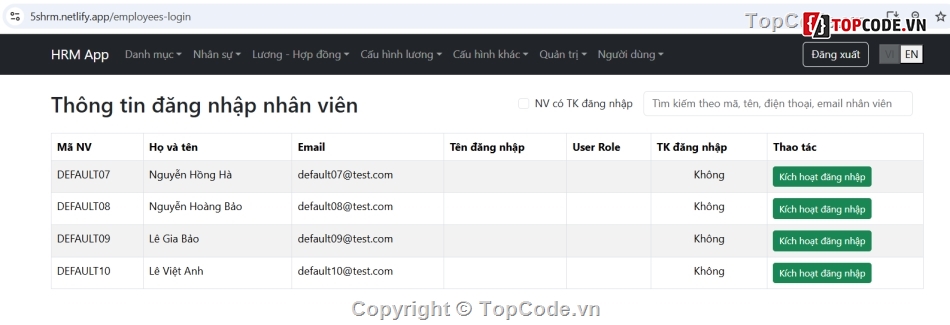 quản lý hợp đồng lao động,tính lương theo luật,hỗ trợ tất cả mẫu HĐLĐ