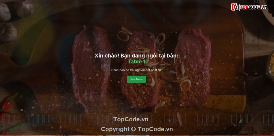 code nhà hàng,Spring Boot,code món ăn