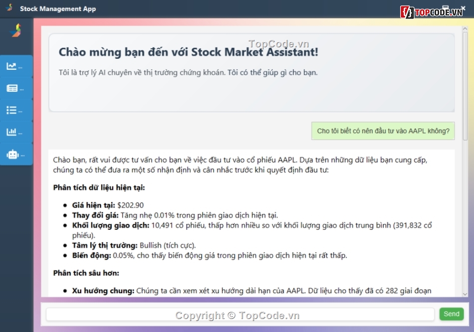 Java,JavaFx,phần mềm Phân Tích thị trường,chứng khoán