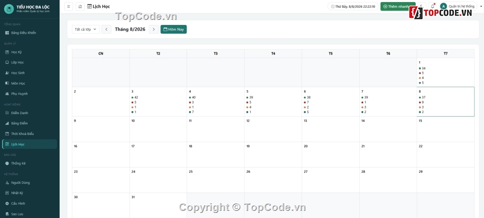 Full code Quản lý,Quản lý học sinh,Quản lý lớp học