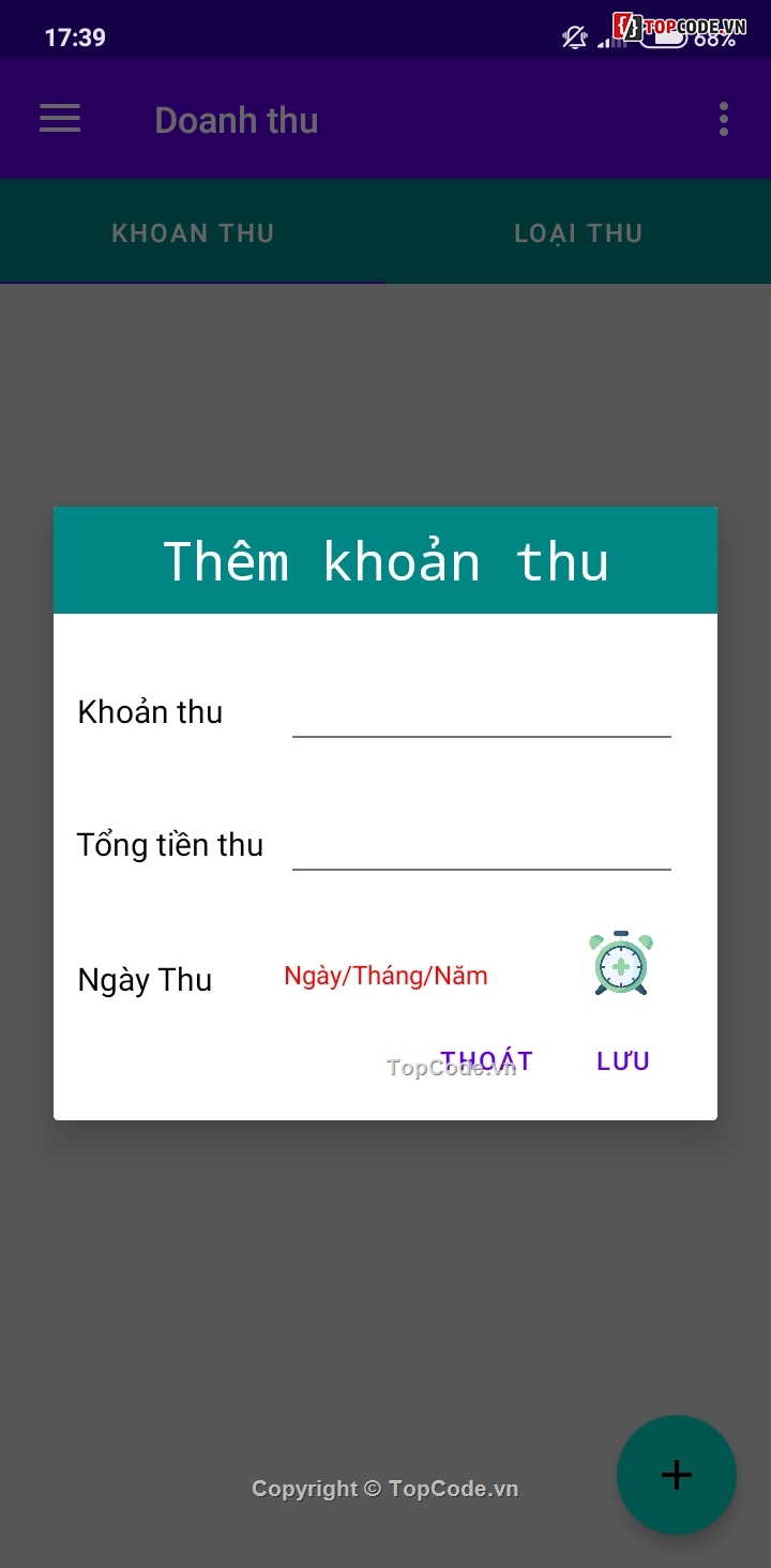 Phần mềm Quản lý,Full code Quản lý,Quản lý thu chi