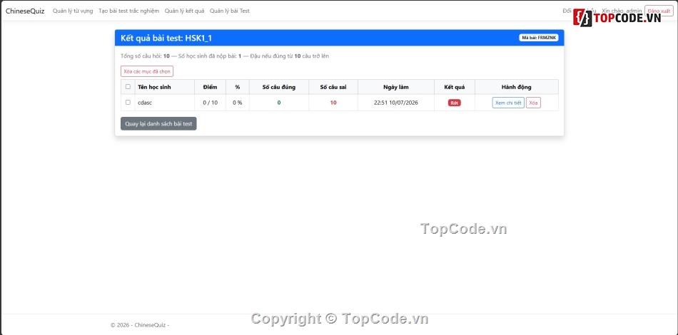 .NET MVC,Quản lý và kiểm tra từ vựng tiếng Trung,PostgreSql,code phần mềm quản lý C#,Học từ vựng tiếng Trung,full code phần mềm quản lý