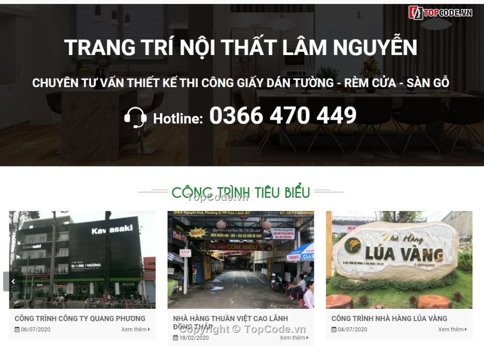 website nội thất,website cửa hàng nội thất,full code website php,website trang trí nội thất,website giá rẻ,website chuẩn seo