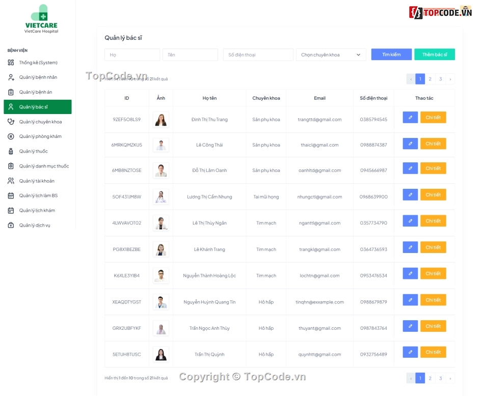 website bệnh viện,quản lý bệnh nhân,quản lý nhà thuốc,đặt lịch khám bệnh,laravel mysql,Web quản lý bệnh nhân bệnh viện