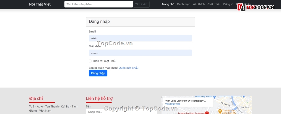 code website bán hàng,web bán hàng nội thất,web thương mại điện tử