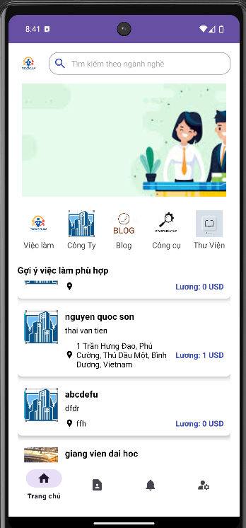 Tìm kiếm việc làm,code tìm kiếm việc làm,ode ứng dụng tìm việc