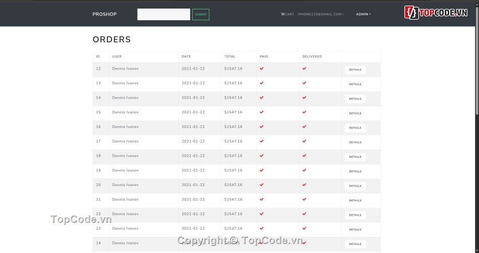 Web bán hàng,code bán áo,Full code bán hàng