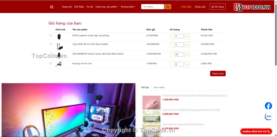 code máy tính,code web phụ kiện máy tính,bán phụ kiện máy tính