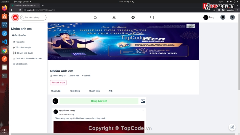 Code Web mạng xã hội,code web facebook,mã nguồn mạng xã hội,Code Website mạng xã hội,Sharecode Website mạng xã hội