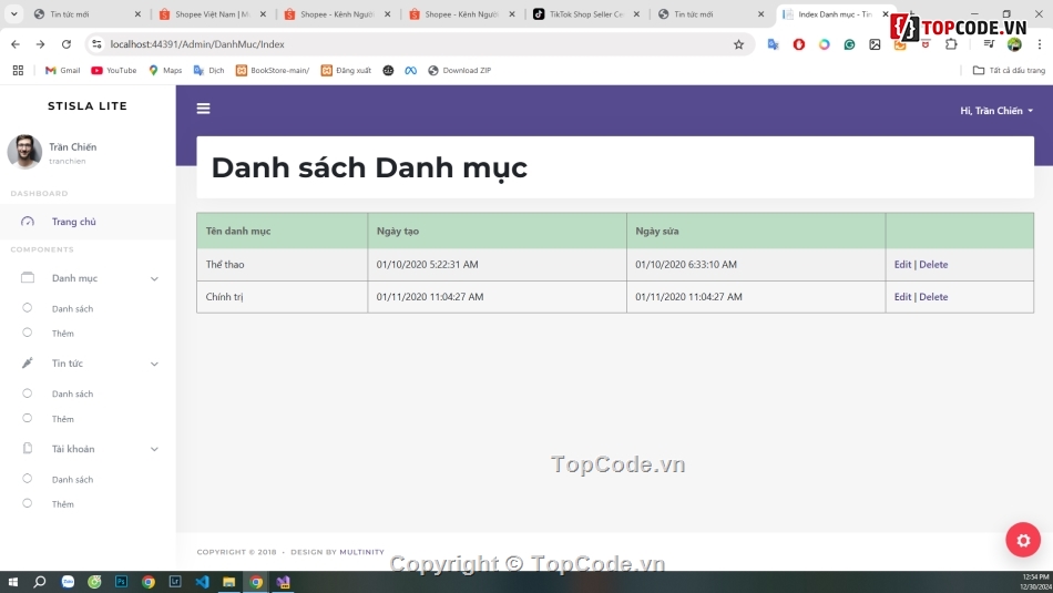 code tin tức,code web tin tức,web quản lý,quản lý,code tin tức báo chí,code web