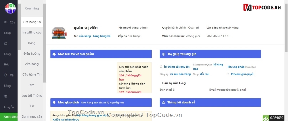 Code Thương Mại,Bán hàng giống lazada,quản lý