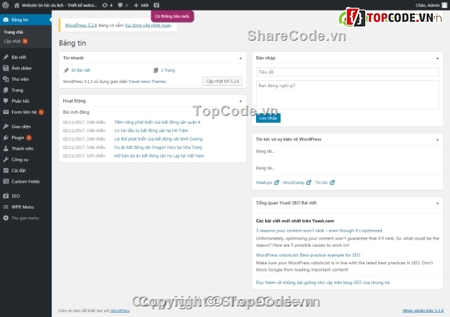 code tin tức,Website tin tức du lịch,Code Web du lịch,full code tin tức,share code du lịch